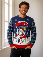 Pull de Noël personnalisé en tricot, pull de fête, pull d'hiver festif, logo OEM