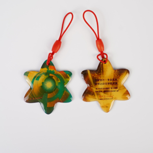 Carte à puce F08 personnalisée, de forme spéciale, non standard, carte intelligente RFID en époxy irrégulière personnalisée - Product Image 1