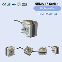 Moteur pas à pas NEMA 17 de 42 mm, 2 phases, 1,8 degré, 5,32 V, 0,4 A, 0,1 Nm, corps court avec connecteur JST 4 broches pour CNC et autres moteurs