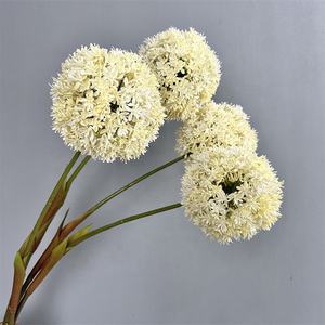 Fleurs de pissenlit artificielles en gros, boule d'oignon artificielle, grande taille 76 cm, fleurs de pissenlit artificielles pour mariage, fleurs d'<span class=keywords><strong>allium</strong></span> - Product Image 5