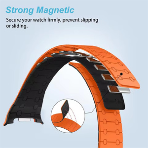 <span class=keywords><strong>Correas</strong></span> magnéticas de silicona para <span class=keywords><strong>Samsung</strong></span> <span class=keywords><strong>Galaxy</strong></span> <span class=keywords><strong>Watch</strong></span> 8 <span class=keywords><strong>Classic</strong></span> <span class=keywords><strong>46mm</strong></span> Pulsera Correa Band Smartwatch Accesorios - Product Image 2