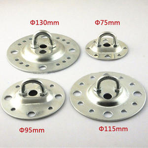 Plaque <span class=keywords><strong>de</strong></span> suspension ronde galvanisée <span class=keywords><strong>pour</strong></span> <span class=keywords><strong>lustre</strong></span> en cristal, <span class=keywords><strong>crochet</strong></span> <span class=keywords><strong>de</strong></span> <span class=keywords><strong>plafond</strong></span> fermé, <span class=keywords><strong>crochet</strong></span> <span class=keywords><strong>de</strong></span> suspension résistant à la charge, accessoires <span class=keywords><strong>pour</strong></span> lampes - Product Image 4