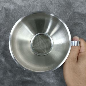 <span class=keywords><strong>Imbuto</strong></span> per Conserve in Acciaio Inox <span class=keywords><strong>a</strong></span> Bocca Larga con Filtro per Barattoli Larghi e Regolari, Utensile da Cucina - Product Image 3