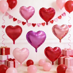 Globos de Aluminio en Forma de Corazón de 18 Pulgadas BLN, Ideales para Cumpleaños, San Valentín, Bodas, Compromisos, Pedidas de Mano y Baby Shower - Product Image 4