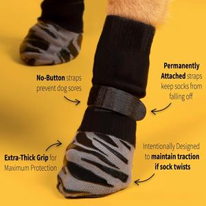 Agent de dropshipping, chaussettes antidérapantes classiques en coton pour <span class=keywords><strong>chien</strong></span> pour empêcher de lécher les pattes, <span class=keywords><strong>protection</strong></span> contre le sol chaud - Product Image 3