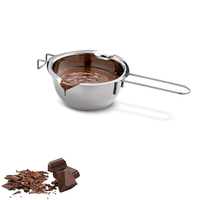 Outil manuel en acier inoxydable Outil de cuisson de cuisine écologique pour mélanger le chocolat et faire fondre la bougie de cire