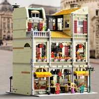 Modèle de pizzeria Urge 10202, puzzles 3D, bricolage, mini-maison, nouveaux jouets pour filles, maisons pour blocs, jouets de construction