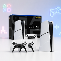 Console de jeu RS5 4K HD 64 Go avec manettes sans fil 2,4 GHz, plus de 30 000 jeux intégrés et prise en charge multilingue