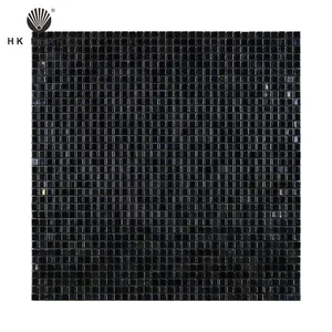 Square Tile Grid Wall Decor Hot Melt Glass Tile Roman Backsplash Mosaic For Sale