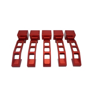 มือจับประตูอะลูมิเนียมแบบปรับแ<span class=keywords><strong>ต่</strong></span><span class=keywords><strong>ง</strong></span>ได้แม่นยำ CNC สำหรับรถโมเดล Wrangler - Product Image 4