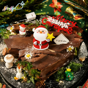 พร้อมส่ง มีสินค้าในสต็อก ปลอดสารพิษ ปลอดภัยสำหรับอาหาร ทำด้วยมือ ตกแต่งเค้กและขนมหวานสำหรับคริสต์มาส น้ำตาลตกแต่งแบบ 3 มิติ - Product Image 1