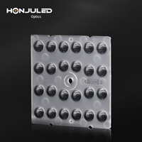 Fabricant chinois de lentilles optiques pour PC, lentille LED extérieure personnalisée, anti-vieillissement, IP65, angle de faisceau de 90 degrés, garantie de 2 ans pour éclairage paysager et projecteurs.