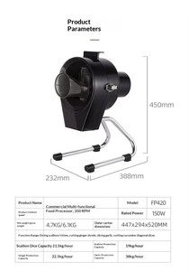 Macchina Automatica Professionale per Tagliare Cipollotti in Acciaio Inox SUS304, Trituratore e Affettatore ad Alta Efficienza per Cipolle Verdi, Taglia Verdure Elettrico - Product Image 6
