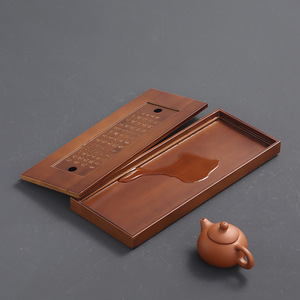 Chinese Style Bamboo <b>Tea</b> Tray Rectangular Kung Fu <b>Tea</b> <b>Set</b> With Water Storage Eco Friendly Afternoon <b>Tea</b> Use - Product Image 4