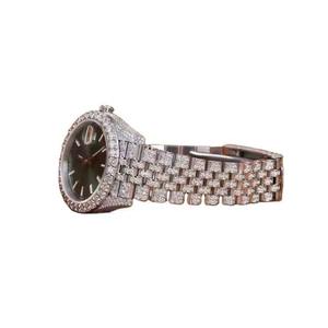 Wholesale Supply Silver Iced Diamond Watch Fully Iced Hip Hop for Business Wear <b>Special</b> Occasions Party Wear and Gifting - Product Image 4