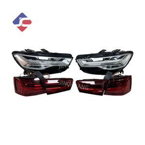Sửa đổi mới ma trận đèn pha đèn hậu lắp ráp hệ thống chiếu sáng cho Audi A6 A6L <span class=keywords><strong>C7</strong></span> đầy đủ dẫn đầu đèn phía sau ánh sáng 2013-2015 - Product Image 6