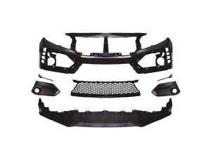 กันชนหน้ารถยนต์อะไหล่รถยนต์สำหรับฮอนด้า FC1 2019-2021อัพเกรดเป็น <span class=keywords><strong>Typer</strong></span> 2019 + ชุดตะแกรงกันชนหน้า - Product Image 3