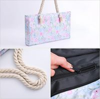 Jeu de Mahjong américain en PU, sac de transport bleu complet, 160 tuiles de Mahjong orange, 4 supports transparents tout-en-un