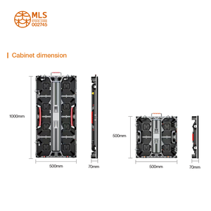 Pantalla LED de alquiler para exteriores de paso fino P2.97 con frecuencia de actualización de 3840Hz y gabinete de fundición a presión para estudio de TV y stand de exhibición - Product Image 5
