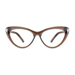 Montures de lunettes œil-de-chat tendance pour femmes, monture complète, verres en acrylique, design moderne, origine Danyang W72346 - Product Image 3