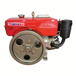 Moteur diesel monocylindre 4 temps Tengka R180 7HP 8HP refroidi par eau avec démarrage au pied et roulement - Product Image 3