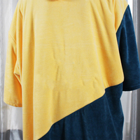 Patchwork estilo moda correa sin mangas Super absorbente microfibra playa bata traje cambio bata surf Poncho toalla adulto