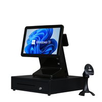 Caisse enregistreuse électronique tactile multipoints haute vitesse pour point de vente, machine de caissier, commande en gros, personnalisable, élégante