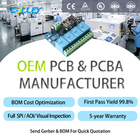 Fabricant de PCB et PCBA, service complet d'assemblage de PCBA, OEM, SMT, DIP, soudage BGA, approvisionnement BOM pour le contrôle industriel