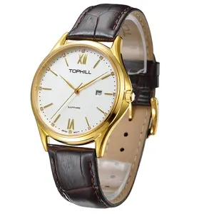 tophill brand Business fashion classic mens wrist watch luxury agency distribution Quartz Watches for men