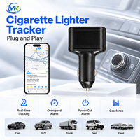 Pelacak GPS Mobil YK Mini, Colokan Pemantik Rokok, Pelacak Kendaraan Real Time, Kartu SIM 5G, Penyimpanan Cloud GSM, SUV, Truk, Armada