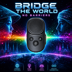 Altavoz Portátil Inalámbrico TWS IPX5 Resistente al Agua de 5 W, 5.3, 100 Idiomas y Dialectos, Multilingüe, para Conferencias, Viajes, Manos Libres - Product Image 3