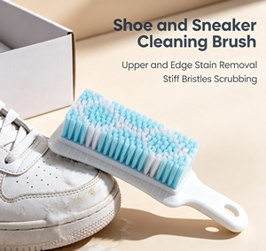 Brosse de nettoyage en plastique à poils rigides en silicone pour le linge, le nettoyage des vêtements, le lavage des chaussures et l'entretien ménager - Product Image 5