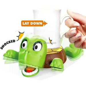 Sous-verre tortue amusant et créatif, ornement de bureau inspiré avec des yeux fixés mignons, sous-verres tortue pour soulager le stress - Product Image 1