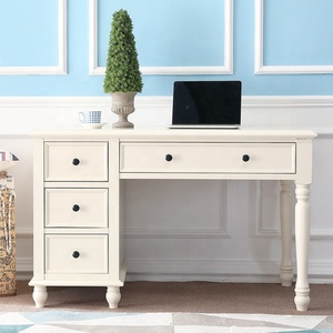 <span class=keywords><strong>Consola</strong></span> de madera <span class=keywords><strong>blanca</strong></span> para salón, 3 cajones, Shabby Chic - Product Image 2