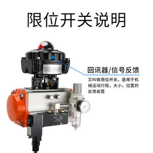 Interrupteur de fin de course mécanique Dongqi APL-510, transmetteur de signal antidéflagrant avec retour ITS300 CT6, tension maximale 220V, courant maximal 10A - Product Image 6