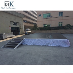 Sistema estable de escenario firme con faldas Decoración DE BODA Etapa de instalación rápida - Product Image 3