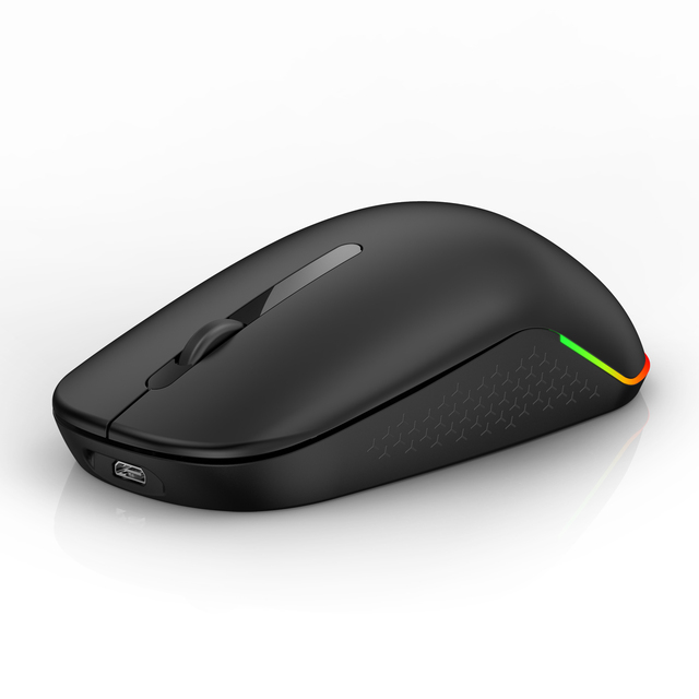 Rechargeable 2.4G Wireless Mouse Office Gaming Mouse for Gamer Laptop Desktop Silent Click Mute Mouse