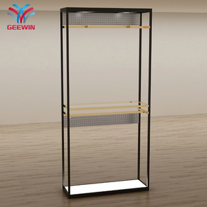 Một cửa hàng thiết kế đồ nội thất thép giá của cửa hàng bách hóa sắt Single Side <span class=keywords><strong>Pop</strong></span> <span class=keywords><strong>Up</strong></span> cửa hàng hiển thị quần áo vải quần áo - Product Image 2