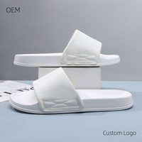Mules personnalisées avec logo, confortables, pour intérieur/extérieur, tongs de plage, sandales ouvertes antidérapantes pour l'été