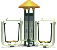 Station de fitness Air Walker en acier galvanisé durable de haute qualité pour l'extérieur, équipement d'exercice multi-utilisateurs pour la communauté et l'usage public