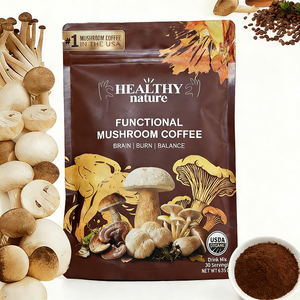 Caffè in Polvere Biologico 7 in 1 con Funghi <span class=keywords><strong>Reishi</strong></span> e Criniera di Leone - Supporto Immunitario Istantaneo per Adulti, Etichetta Privata OEM - Product Image 2