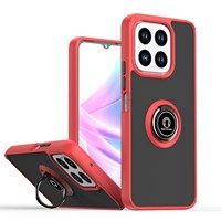 Casing ponsel Matte tahan guncangan, casing belakang hibrida Tpu lembut dengan dudukan cincin magnetik untuk Honor 300 300Pro 300 Ultra 400Pro X6C