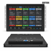 Monitor de Pantalla Táctil de 7/10.1/13.3/15.6/21.5 Pulgadas, Táctil Capacitivo Integrado, Gestión de Flujo de Visitantes, VGA