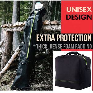 Échantillon gratuit : Sac de transport portable pour ski et bottes, 600D, résistant à l'eau, rembourré, taille ajustable, deux pièces, tendance - Product Image 2