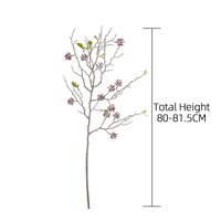 CL95102 Branche de baies artificielles décorative, tige de brindille, fausse branche de baies pour la maison, mariage, Noël, arrangement floral