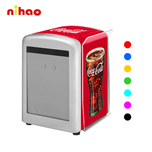 Dispensador de Servilletas NIHAO <span class=keywords><strong>con</strong></span> Certificado CE y RoHS, Porta Papel Metálico Resistente para Uso Diario <span class=keywords><strong>con</strong></span> Resorte y Porta Menús - Product Image 1