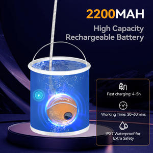 Portable <span class=keywords><strong>Camping</strong></span> douche <span class=keywords><strong>pompe</strong></span> de douche extérieure IPX7 étanche <span class=keywords><strong>Camping</strong></span> douche <span class=keywords><strong>Kit</strong></span> pour randonnée voyage voiture lavage RV bain pour animaux de compagnie - Product Image 4