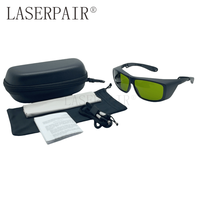 Lunettes de sécurité laser infrarouges certifiées CE EN207 LP-ADY-2, transmission de 25 %, 720-1100 nm, haute protection pour diodes Alexandrite et ND