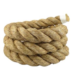 Yağlanmış doğal Sisal Fiber kalın halat 18mm 20mm bükme halat fırtına Pilot merdivenler için deniz Sisal halat 22mm - Product Image 1