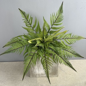 Forêt Style Aménagement Paysager Plante Artificielle Tête De Singe Vert Fougère avec Herbe Fleur Faux Herbe Feuille Coin Vert Plante Matériel - Product Image 3